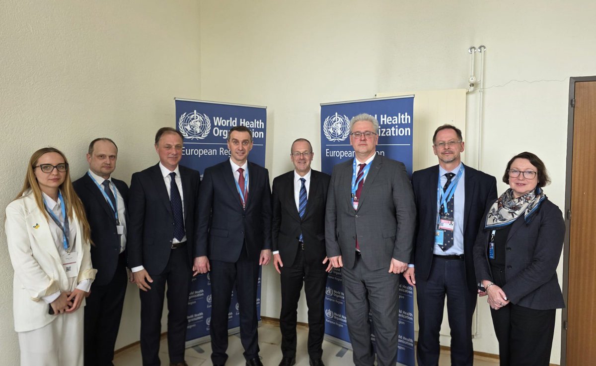 Supporting Ukraine’s health system remains a top priority. I had an insightful meeting with 🇺🇦 Health Minister Viktor Liashko at #WHA78

We discussed our cooperation across key areas, including: 

🔷 strengthening emergency medical services 
🔷 expanding primary health care for