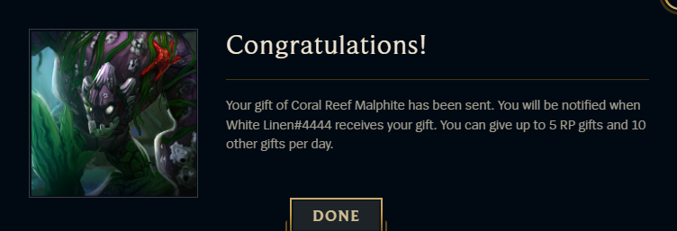 imagine gifting a friend a random skin... and they get this🙏