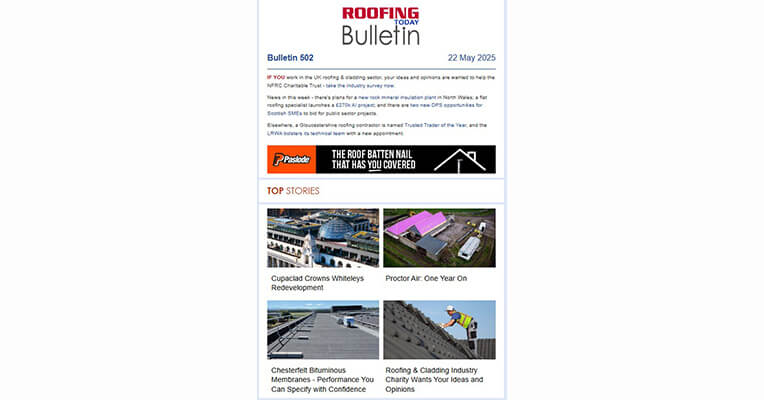 Roofing Today (@roofingtoday) on Twitter photo OUT NOW! Roofing Today Bulletin 502 ๐ roofing-today.co.uk/cr/AQi2sAMQ-cqโฆ <a href="/TheNFRC/">NFRC</a> Charitable Trust #charity wants your opinions & ideas! New <a href="/KnaufUK/">Knauf Insulation UK & Ireland</a> #insulation plant for N Wales #AI project <a href="/TaperedPlus/">TaperedPlus</a> <a href="/LRWAssociation/">LRWA</a> tech team appointment #LCM Flat Roofing wins <a href="/WhichUK/">Which?</a> ? #AWARD OUT NOW! Roofing Today Bulletin 502 ๐ roofing-today.co.uk/cr/AQi2sAMQ-cqโฆ <a href="/TheNFRC/">NFRC</a> Charitable Trust #charity wants your opinions & ideas! New <a href="/KnaufUK/">Knauf Insulation UK & Ireland</a> #insulation plant for N Wales #AI project <a href="/TaperedPlus/">TaperedPlus</a> <a href="/LRWAssociation/">LRWA</a> tech team appointment #LCM Flat Roofing wins <a href="/WhichUK/">Which?</a> ? #AWARD
