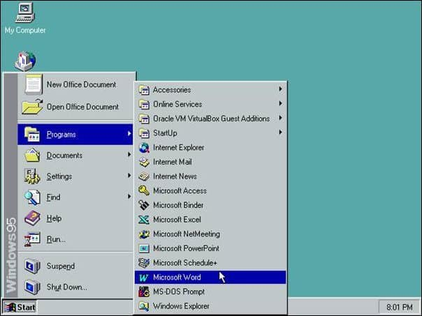 This start menu was the last that truly slaps