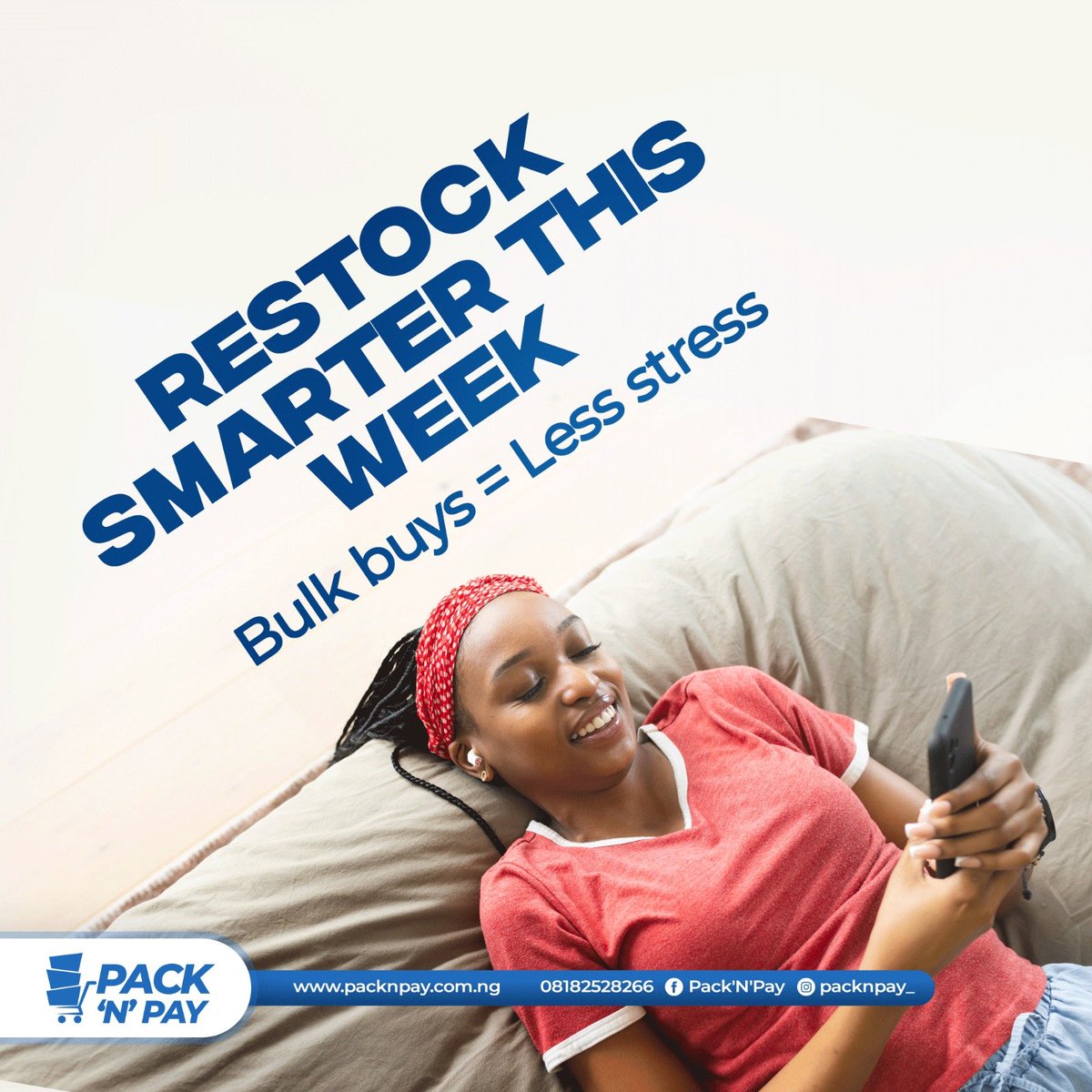 packnpay_'s tweet image. Restock Smart This Week!
Why pay more in bits when you can save more in bulk?
Shop all your essentials at wholesale prices — only on PacknPay!

#RestockSmart #PacknPaySavings #BulkShoppingMadeEasy