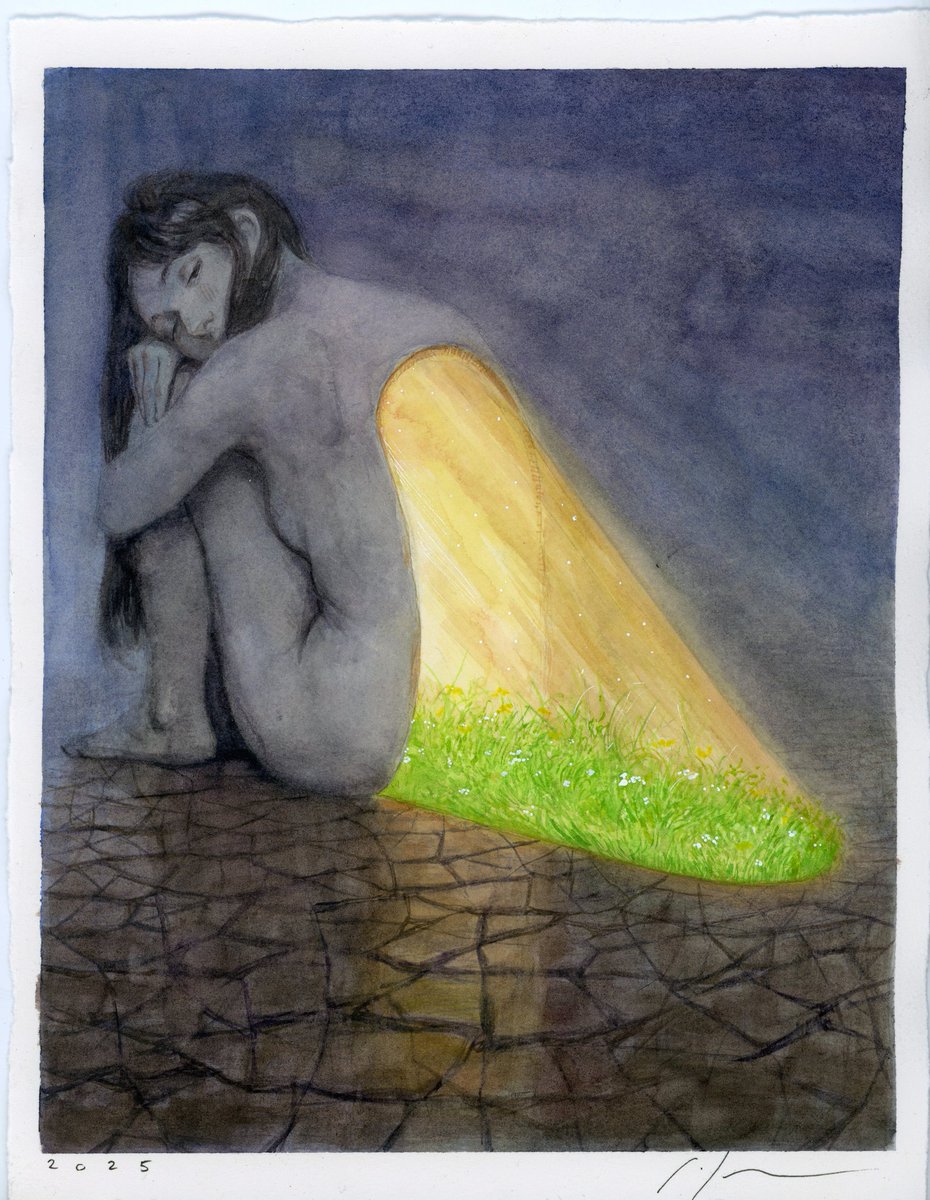 MilesJohnston's tweet image. I'm as pointlessly self critical as anyone but I really think I crushed it with these watercolours.
Both were done in one day each from imagination, was waiting on feedback for a commission