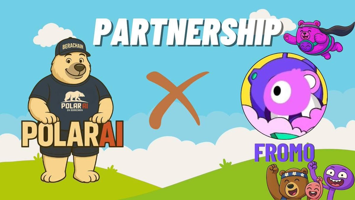 FROMO (@fromo_nft) on Twitter photo PARTNERSHIP ANNOUNCEMENT ⚠️
🐼❄️POLAR AI X FROMO🐻
<a href="/PolarBerAI/">POLAR AI 🐻⛓</a> is one of the first AI projects on Berachain. They’re launching a new NFT collection with <a href="/0xBeraPaw/">BeraPaw (💧,🐾)</a>, supported by many Bera projects. Check out how POLAR’s unique ‘only up’ system works here: x.com/PolarBerAI/sta… PARTNERSHIP ANNOUNCEMENT ⚠️
🐼❄️POLAR AI X FROMO🐻
<a href="/PolarBerAI/">POLAR AI 🐻⛓</a> is one of the first AI projects on Berachain. They’re launching a new NFT collection with <a href="/0xBeraPaw/">BeraPaw (💧,🐾)</a>, supported by many Bera projects. Check out how POLAR’s unique ‘only up’ system works here: x.com/PolarBerAI/sta…