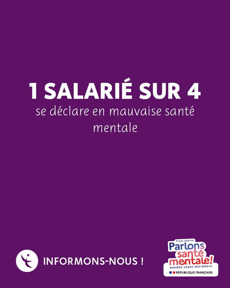 Avez-vous déjà consulté notre nouvelle étude ? Ne manquez pas cette publication essentielle sur le sujet phare de l'année 2025 : la santé mentale. 
Découvrez cette publication sur le site de l’Agefiph 👉 : agefiph.fr/actualites-han…