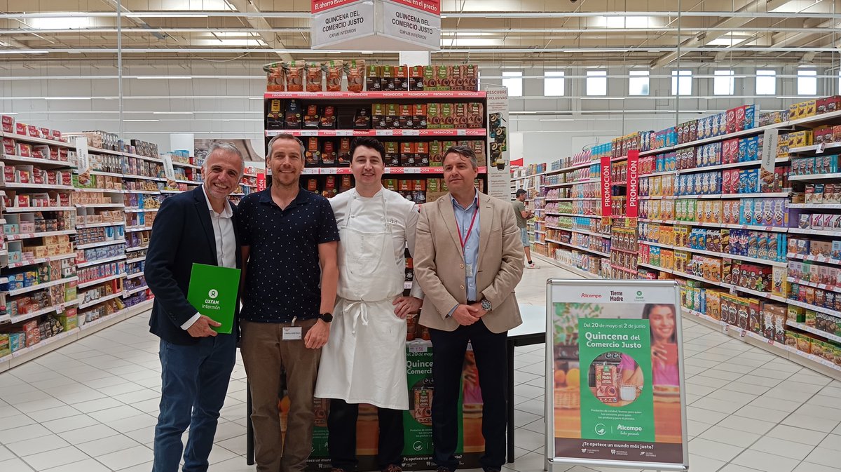 La cadena <a href="/alcampo/">Alcampo</a> y <a href="/OxfamIntermon/">Oxfam Intermón</a> refuerzan su alianza en la 23ª Quincena de Comercio Justo en los centros comerciales de Aldaia y Alboraya. La principal novedad es una mandarina bio en colaboración con <a href="/UnioLlauradora/">La Unió Llauradora i Ramadera</a> 

agronewscomunitatvalenciana.com/alcampo-y-oxfa…