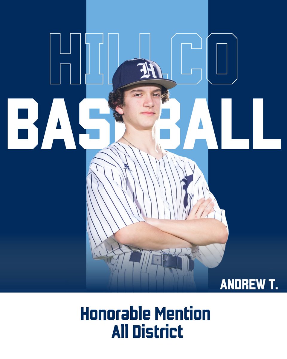 Congratulations to members of our Area Finalist and District Champion Baseball Team as they racked up post season awards. We are all so proud of you and what the team accomplished this season! Go, Knights! #HillCoAthletics