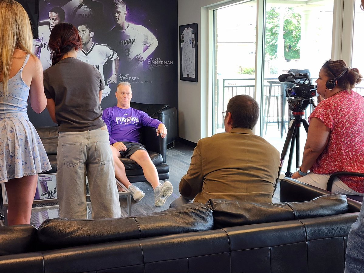 Furman Men's Soccer (@furmansoccer) on Twitter photo Working on something special with <a href="/comfurman1/">Communication Studies @ Furman</a>. Stay tuned!
#FUMS #fuallthetime Working on something special with <a href="/comfurman1/">Communication Studies @ Furman</a>. Stay tuned!
#FUMS #fuallthetime