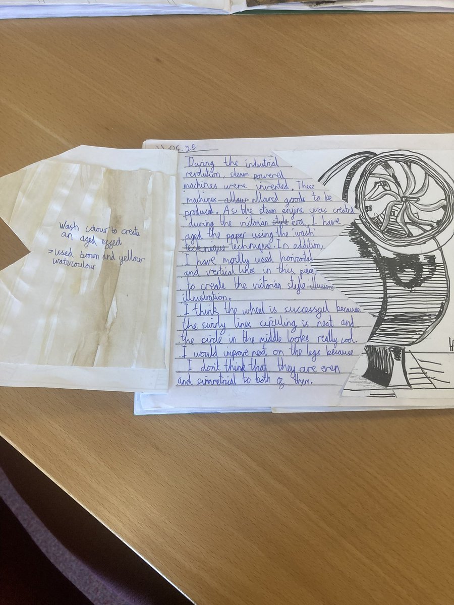 Artist sketch books are used throughout Kings’ Forest. We hone our skills, experiment and capture. Some examples from Y5 #platinumartsaward #aspire #achieve #explore