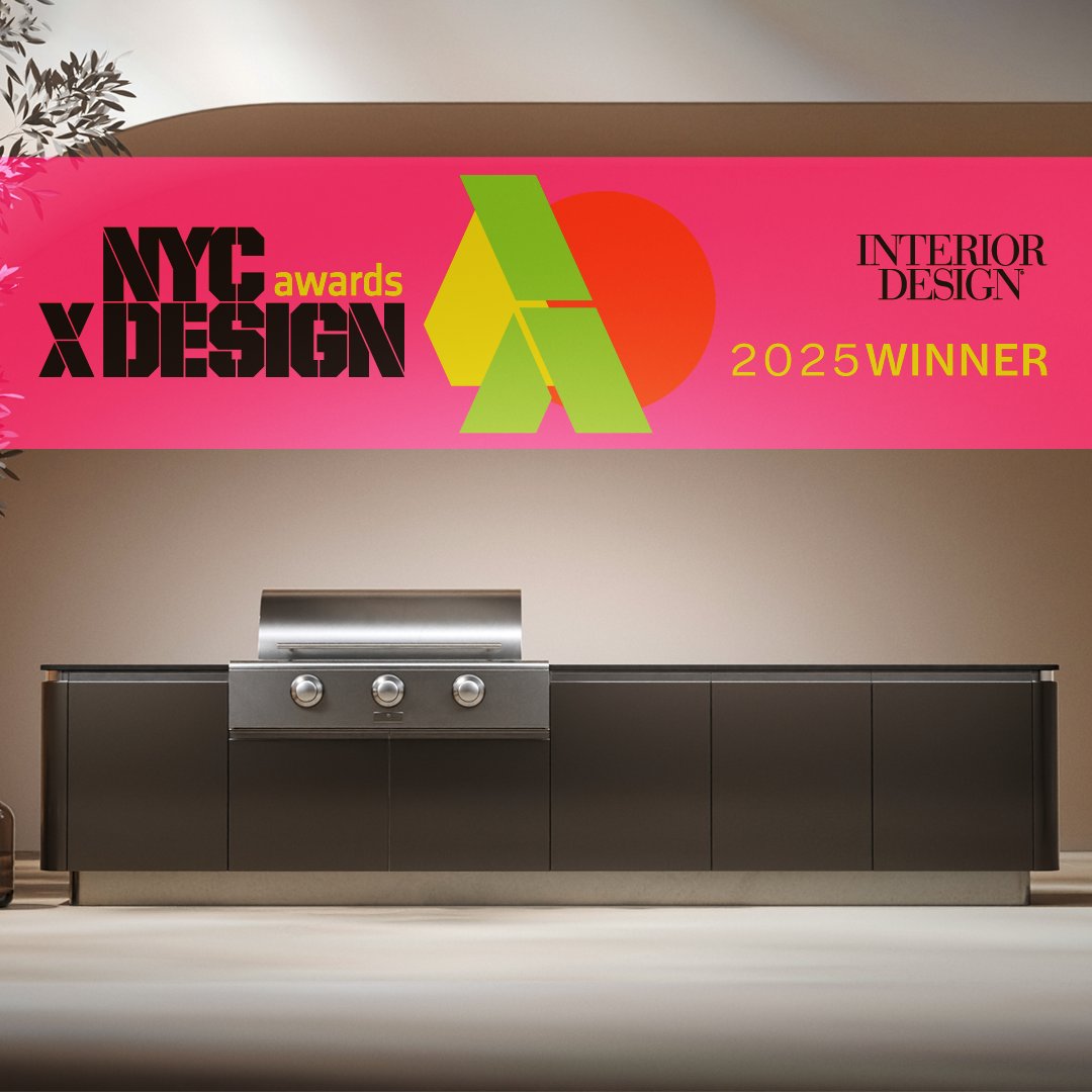 BIG THANK YOU to INTERIOR DESIGN and CINDY ALLEN for the NYCXDesign AWARD. Our collection ASCENTO won in the outdoor category.