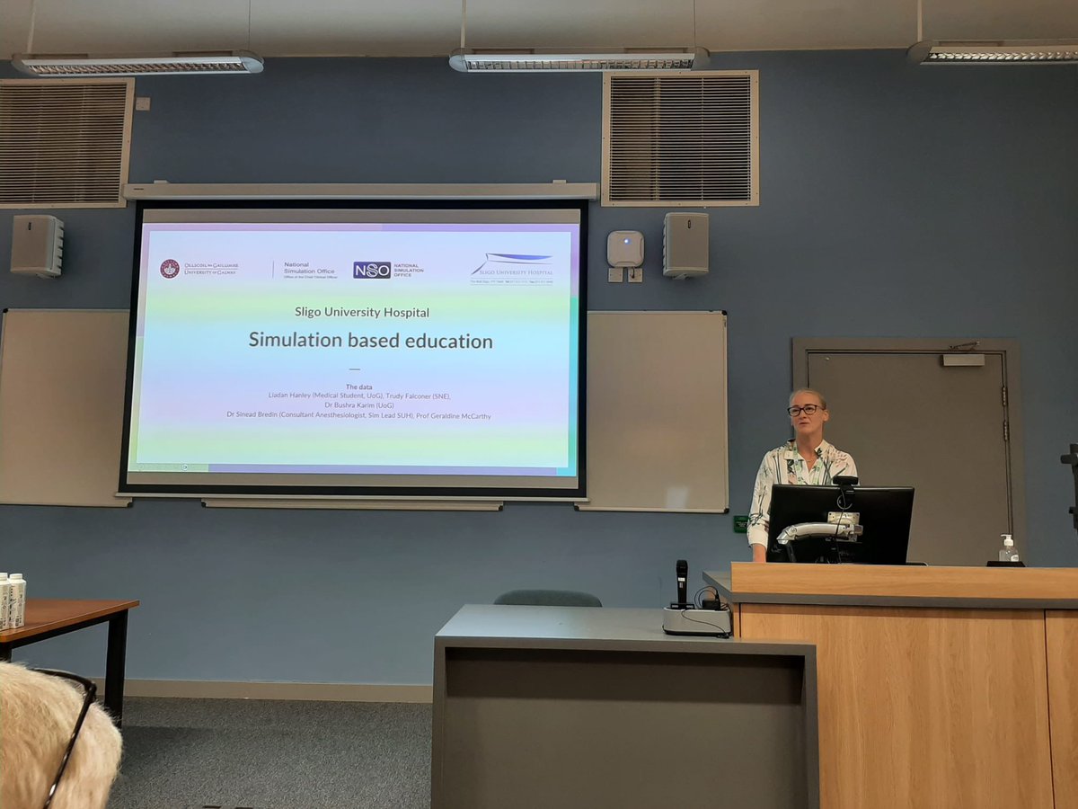 SligoSim (@sligosim) on Twitter photo Strong representation from SUH and UoG presenting simulation based research conducted in SUH. Dr Bushra Karim, (cultural diversity). Dr Peter O’Sullivan (faculty development) and <a href="/TrudyFalconer/">Trudy Falconer</a> (retrospective review of interprofessional postgraduate simulation) @INHED Strong representation from SUH and UoG presenting simulation based research conducted in SUH. Dr Bushra Karim, (cultural diversity). Dr Peter O’Sullivan (faculty development) and <a href="/TrudyFalconer/">Trudy Falconer</a> (retrospective review of interprofessional postgraduate simulation) @INHED