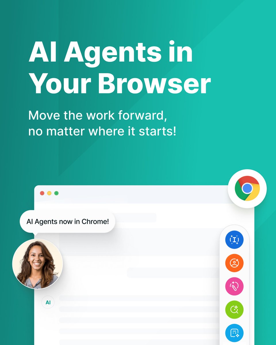 nimbuswebinc's tweet image. 🆕 #FuseBaseUpdate! ⚡ Supercharge your research and outreach with FuseBase AI Agents in the Browser extension!

🔍 Website аgent: Scans the webpage &amp;amp; suggests improvements
🔍 Email agent responder: Drafts personalized sales &amp;amp; support emails
🔍 Lead Finder: Gathers firmographics…