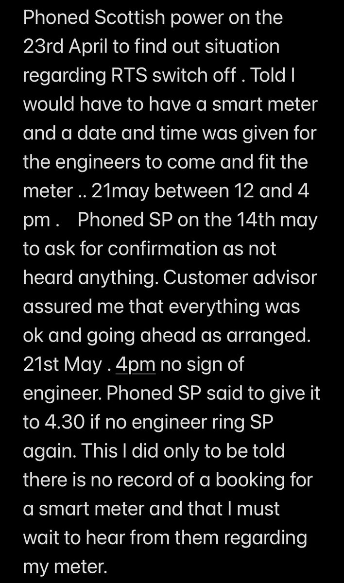 Paul Linnet (@paullinnet) on Twitter photo Hello <a href="/SP_EnergyPeople/">ScottishPower Help</a> my dear old Mum is all of a panic after getting messed about a bit by you folks. Here’s what she told me. Hello <a href="/SP_EnergyPeople/">ScottishPower Help</a> my dear old Mum is all of a panic after getting messed about a bit by you folks. Here’s what she told me.