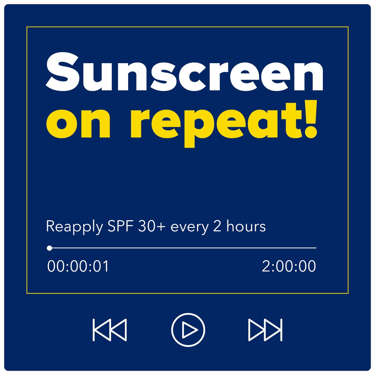 MedStar Health (@medstarhealth) on Twitter photo Check out our “Sunshine Beats & Sunscreen Repeats” playlist on Spotify! We’ve got the jams to get you through summer and stay sun safe. 🎵 ☀️ Once the playlist runs its course, it’s your cue to #reapply sunscreen. 🧴
➕ Add the playlist here: ms.spr.ly/6016SeDqO #SafeSunWeek Check out our “Sunshine Beats & Sunscreen Repeats” playlist on Spotify! We’ve got the jams to get you through summer and stay sun safe. 🎵 ☀️ Once the playlist runs its course, it’s your cue to #reapply sunscreen. 🧴
➕ Add the playlist here: ms.spr.ly/6016SeDqO #SafeSunWeek