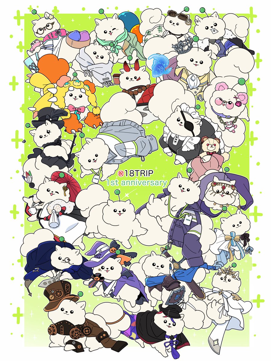 wazusann's tweet image. #エイトリFA
㊗️エイトリ1周年✈️✨