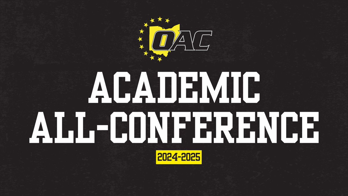 The Ohio Athletic Conference is proud to recognize over 600 student-athletes who have achieved Academic All-OAC during the 2025 spring season! 📚✏️

Full Release: oac.org/Academic_All-O…
#OAC | #WhyD3