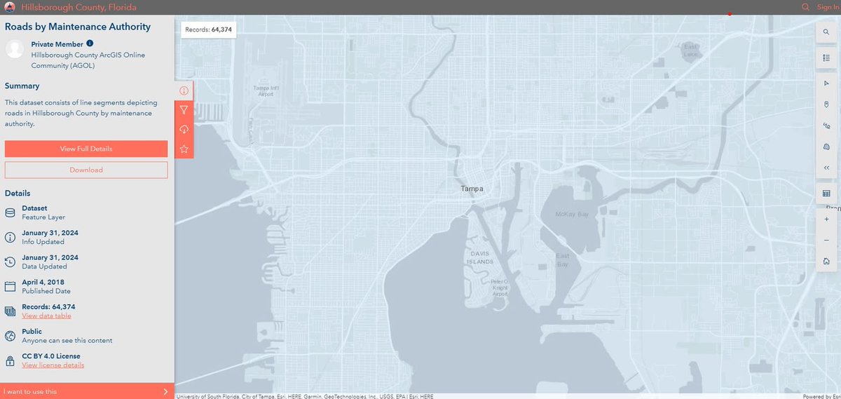 #DYK that some of our largest main roads are maintained by Hillsborough County &amp; the State of FL?

Busch ➡️ State
Bruce B Downs ➡️ Hills Co
New Tampa Blvd ➡️ City of Tampa

Learn more by exploring the Roads by Maintenance Authority Map: bit.ly/3Ydm5PG