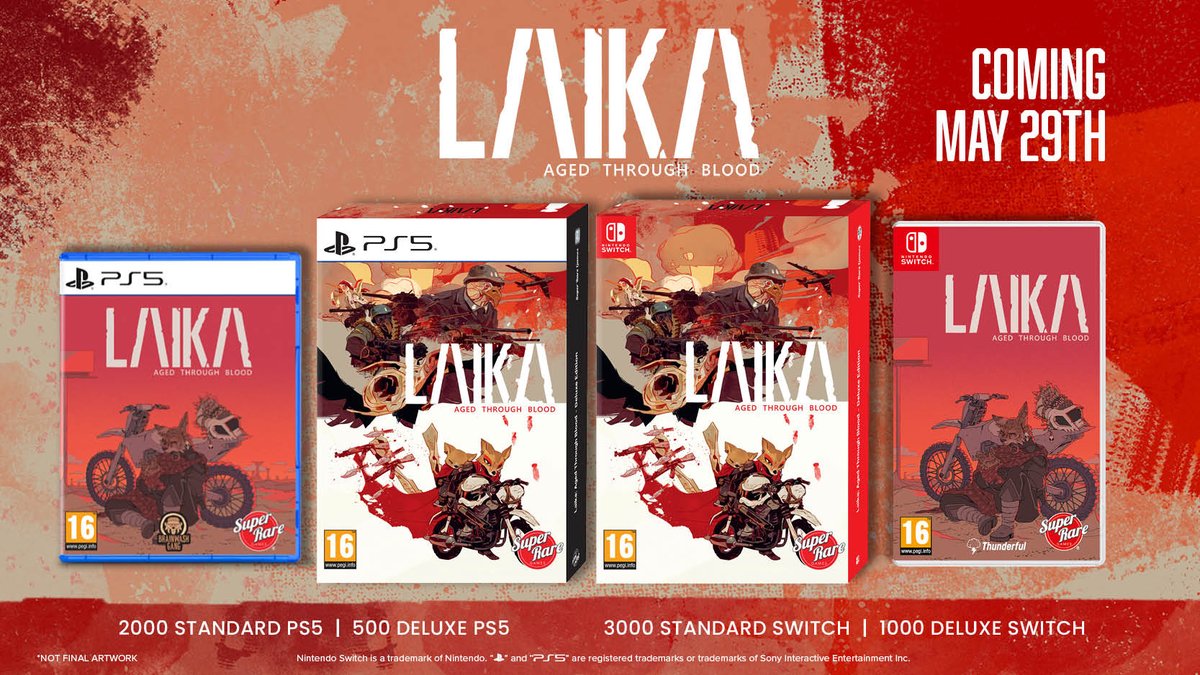 COMING SOON - Laika: Aged Through Blood 🦊

Get ready for an action-adventure Metroidvania set in a post-apocalyptic western world!

Coming to Switch &amp; PS5 physical!🕯️