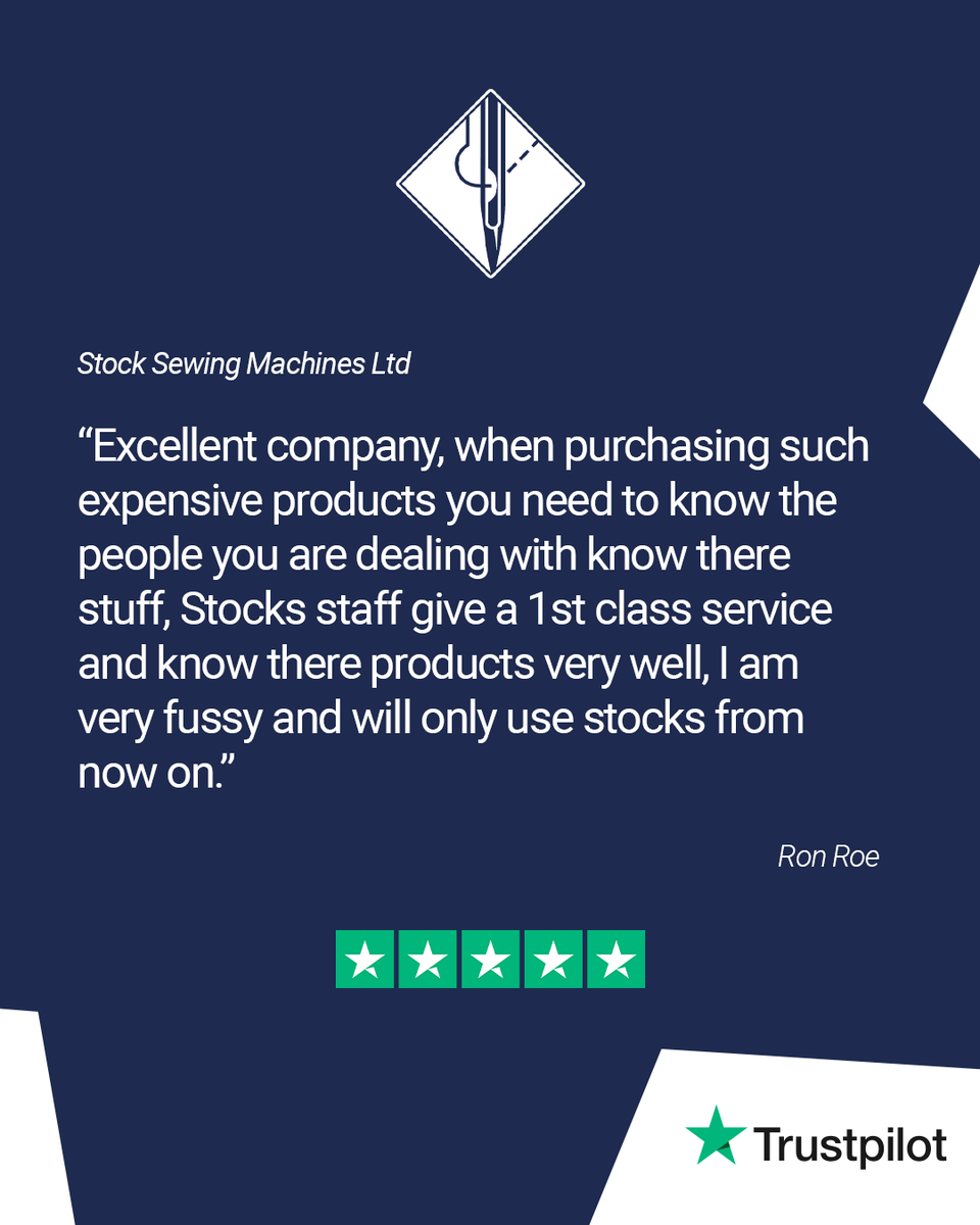 stockssewingmac's tweet photo. We read every review—and yours made our day 💌 Thank you for the Trustpilot shoutout! #TrustpilotThursday https://t.co/EFctQ595eK