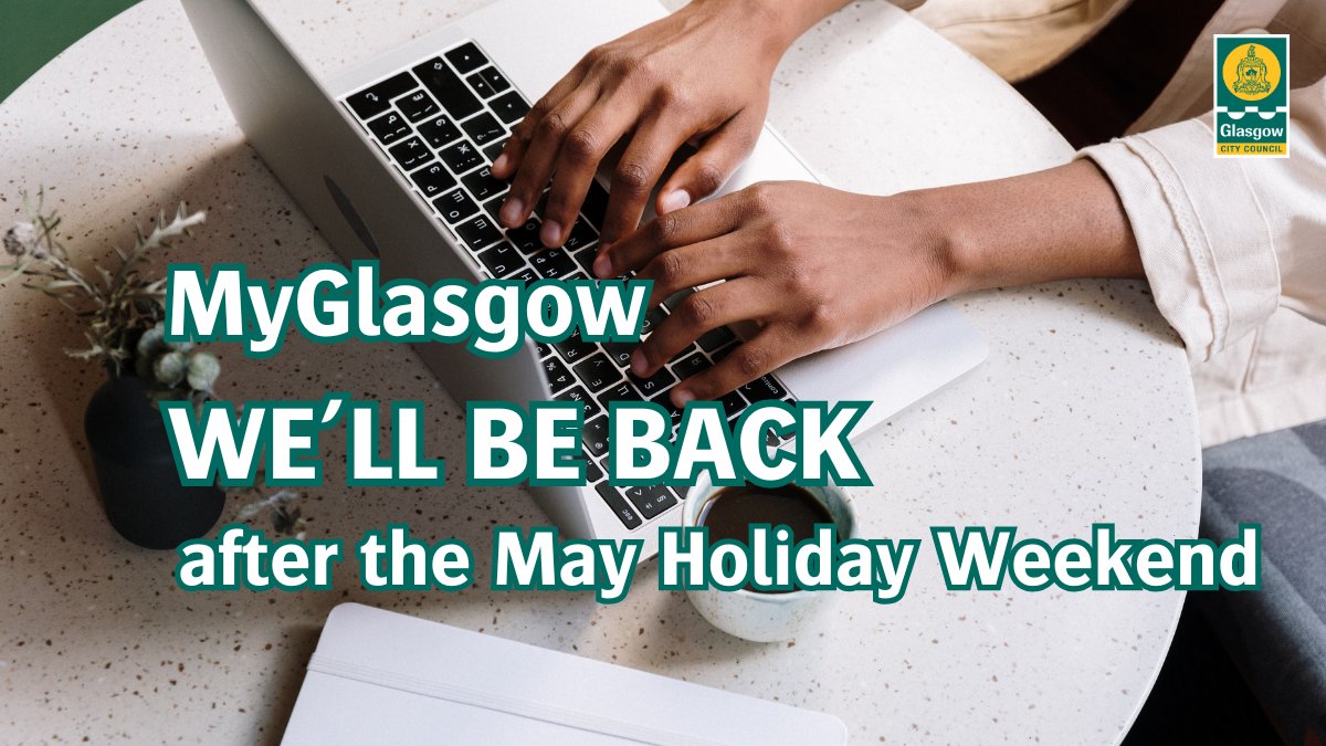 This account will not be monitored over the Holiday Weekend. We'll be back on Tuesday 27 May and will respond to your query then. 

You can still make a report, a request or a payment on our website 24/7💻

👉 glasgow.gov.uk/stgo