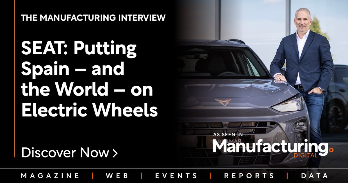 SEAT is putting Spain on electric wheels again. Interim CEO Markus Haupt reveals how a €10bn investment is driving EVs, AI, circularity &amp; record growth. 

Explore further here: ow.ly/wE0w50VTXlR

#Electrification #SmartManufacturing