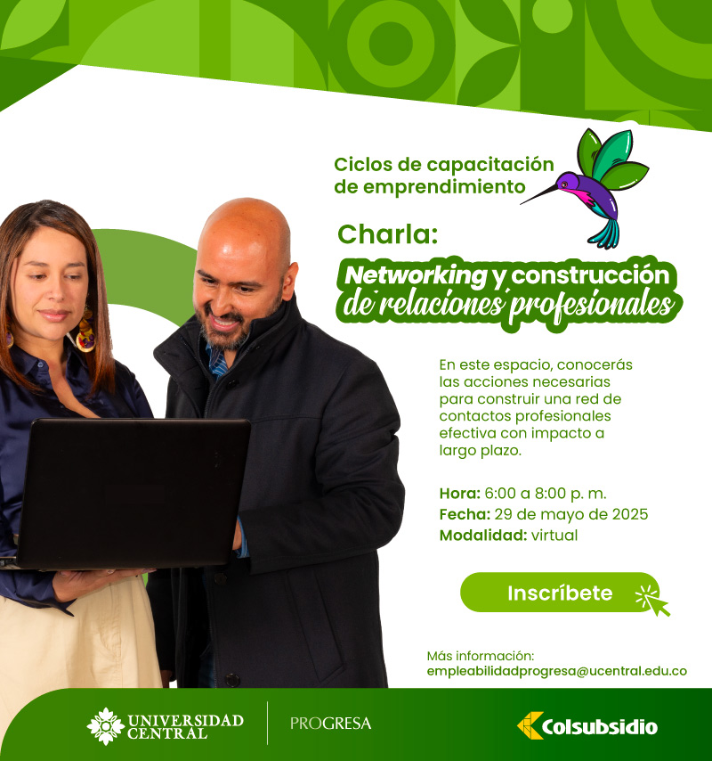 EgresadosUC's tweet photo. Unicentralista: ¡Haz que tu red trabaje por ti!
Conecta, colabora y construye relaciones que impulsen tu carrera.
Fecha: 29 de mayo de 2025
Hora: 6:00 a 8:00 p. m.
Modalidad: Virtual ¡Inscríbete aquí: 
https://t.co/LTpCuXX4oU https://t.co/nqoBV2Uw4t