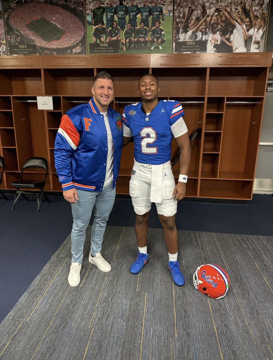 According to <a href="/NapierKurt/">COACH KURT NAPIER</a>, DJ Lagway and Tim Tebow are working on the cover of CFB26 🐊🔥

Lagway would be the first Gator since Tim Tebow to make an appearance on an EA CFB cover 👀