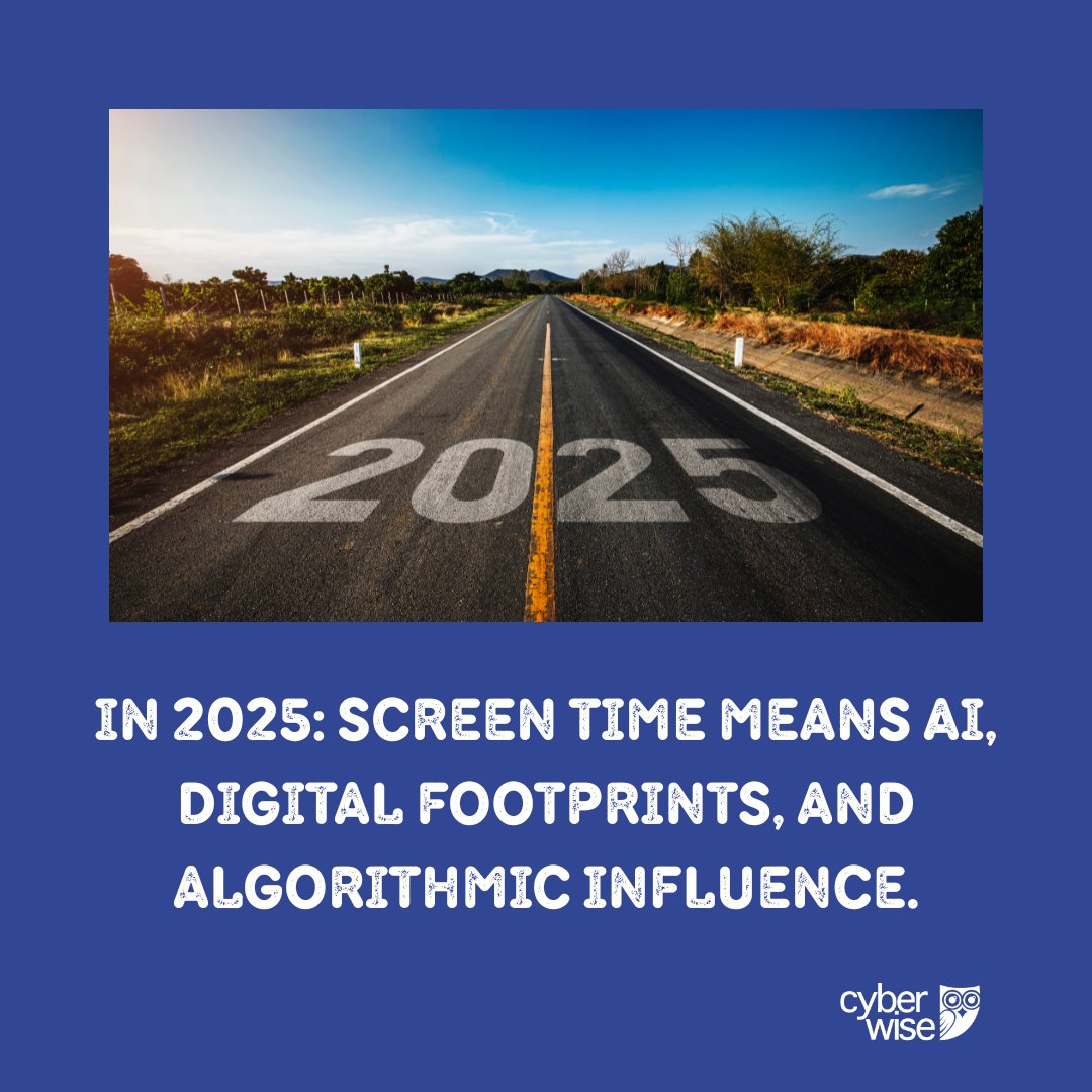 BeCyberwise's tweet image. 2015: Screen time meant video games.

2025: Screen time means AI, digital footprints, and algorithmic influence.

Cyberwise gives parents tools to raise kids who are safe, smart, and kind online.

#DigitalLiteracy #CyberwiseTips #ParentSupport #CyberCivics