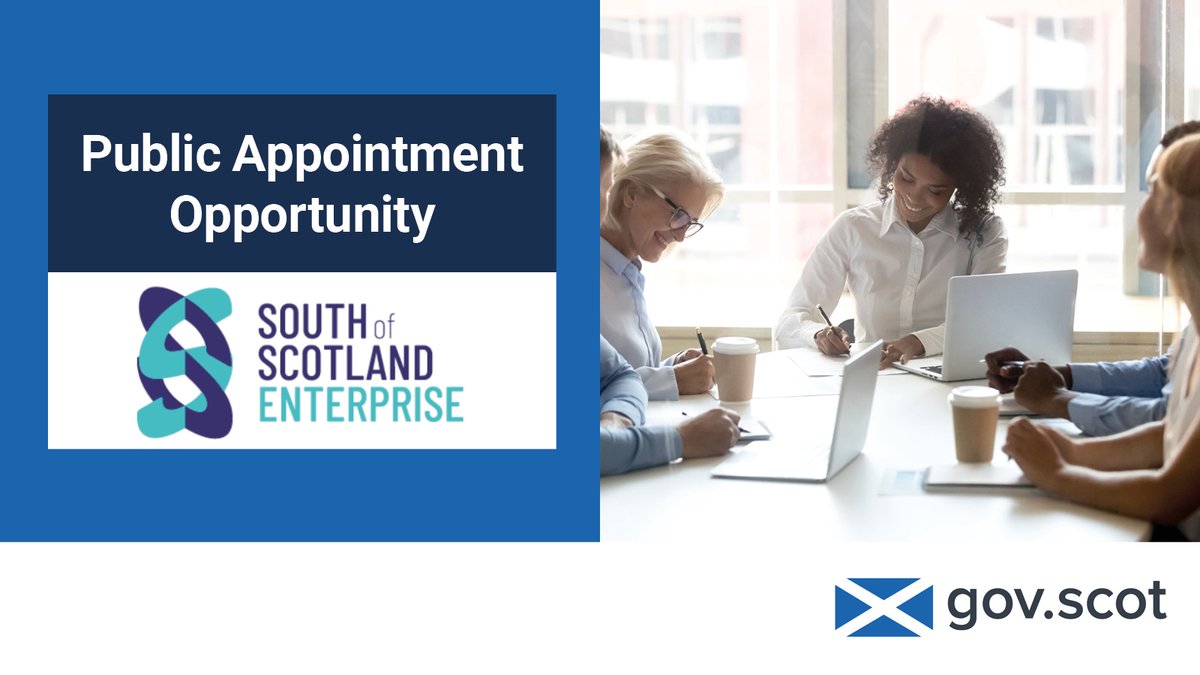 Public Appointments (@scotpublicappts) on Twitter photo An opportunity has arisen for a new member to join the Board of <a href="/SoSEnterprise/">South of Scotland Enterprise</a>.
This is an exciting chance to join the board of an agency that is dedicated to economic and community development within the South of Scotland.
Apply now: ow.ly/B4H850VX2Ws An opportunity has arisen for a new member to join the Board of <a href="/SoSEnterprise/">South of Scotland Enterprise</a>.
This is an exciting chance to join the board of an agency that is dedicated to economic and community development within the South of Scotland.
Apply now: ow.ly/B4H850VX2Ws