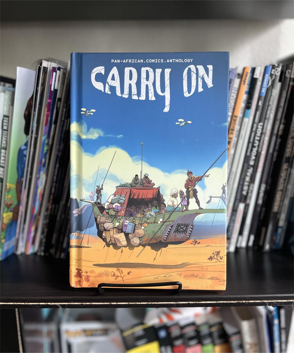 It’s here! The limited-edition CARRY ON hardcover, a stunning African folklore &amp; sci-fi anthology, is ready for your shelf. Months of hard work across 6+ countries! Last chance to back us on Kickstarter &amp; get FREE shipping! 

kickstarter.com/projects/etanc…
