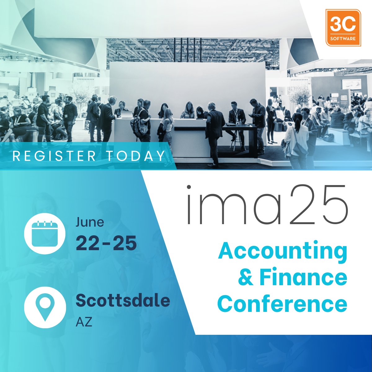 3C Software (@3csoftware) on Twitter photo 📣 FINANCE LEADERS 📣
Join us in Scottsdale June 22-25 for ima25 Accounting & Finance Conference!
Register: ow.ly/OO8i50VX8O6
We look forward to seeing you all there!
#finance #accounting #costing 📣 FINANCE LEADERS 📣
Join us in Scottsdale June 22-25 for ima25 Accounting & Finance Conference!
Register: ow.ly/OO8i50VX8O6
We look forward to seeing you all there!
#finance #accounting #costing