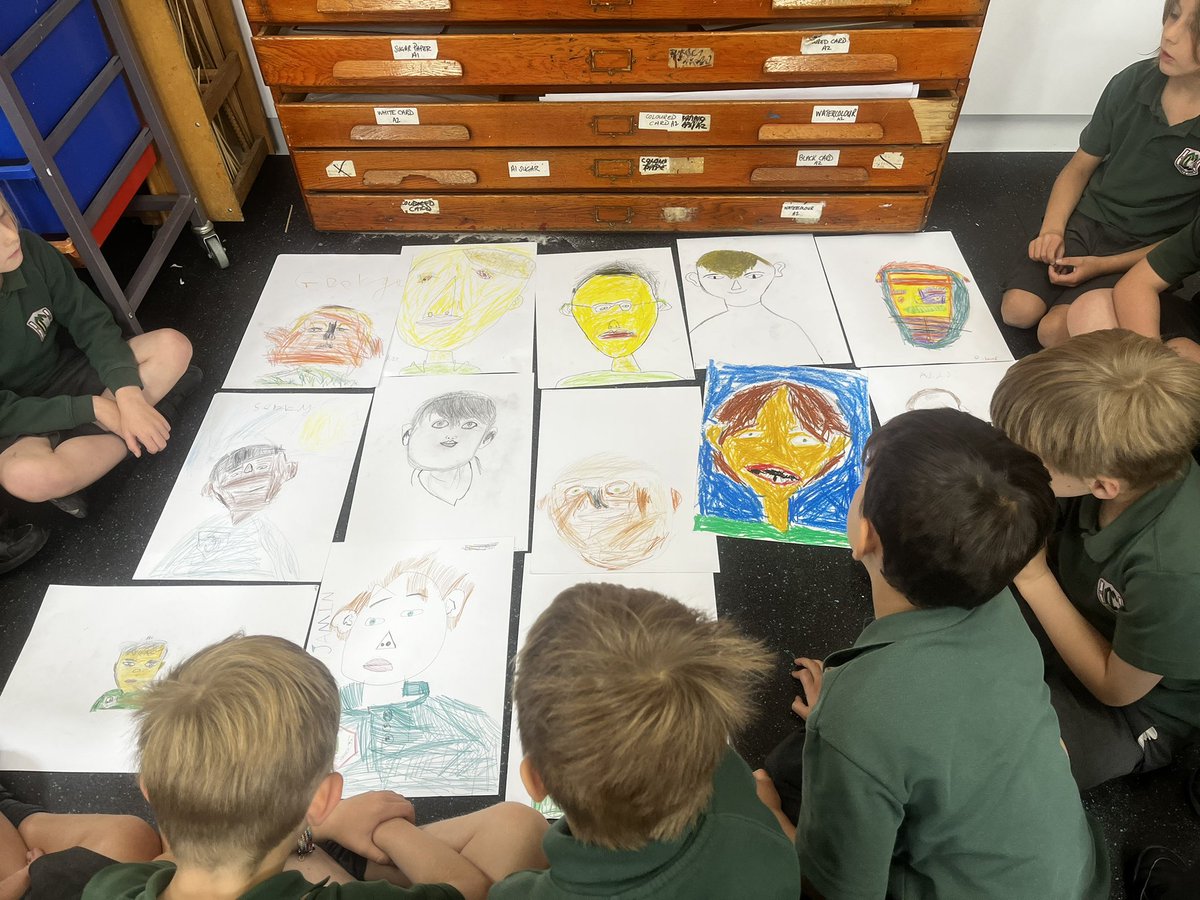 CCJuniorY2's tweet photo. #CCYear2 boys created wonderful self portraits in #CCArt today #CCJuniors #CCAchieve https://t.co/RpxVx9CgoT