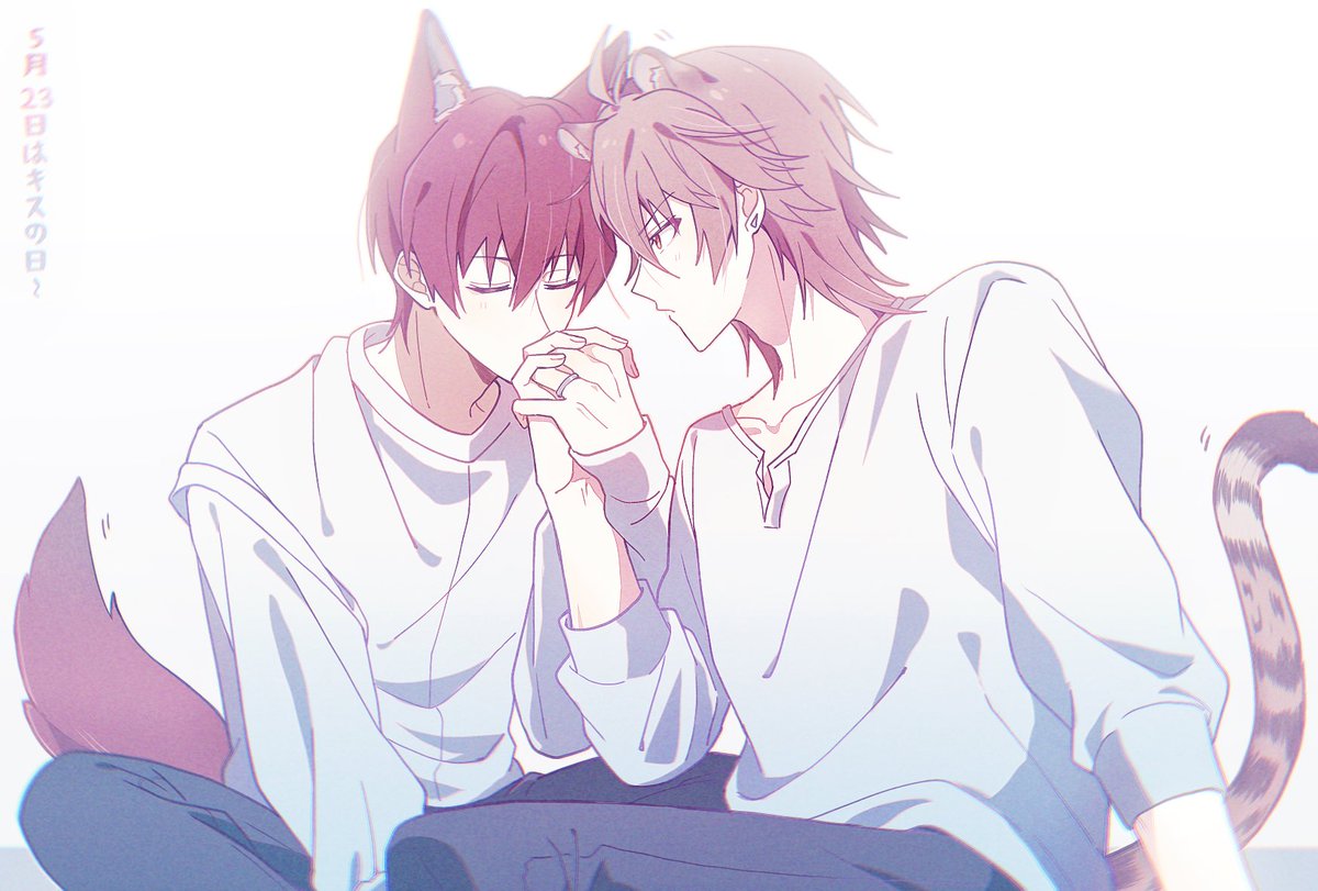 Issei_Sae's tweet image. トウ虎ﾁｬﾝ～キスの日～💍🥰✨