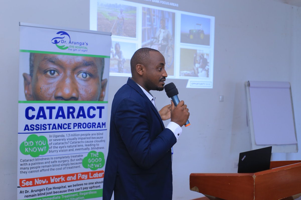 ArungaDr's tweet image. Cataracts disease is one of the leading causes of blindness in Uganda and surgery can be costly for many.
Dr. Arunga's Eye Hospital in partnership with Opportunity Bank launched the Cataract Assistance Program(CAP) in Mbarara where one can have surgery "#see work and #paylater."