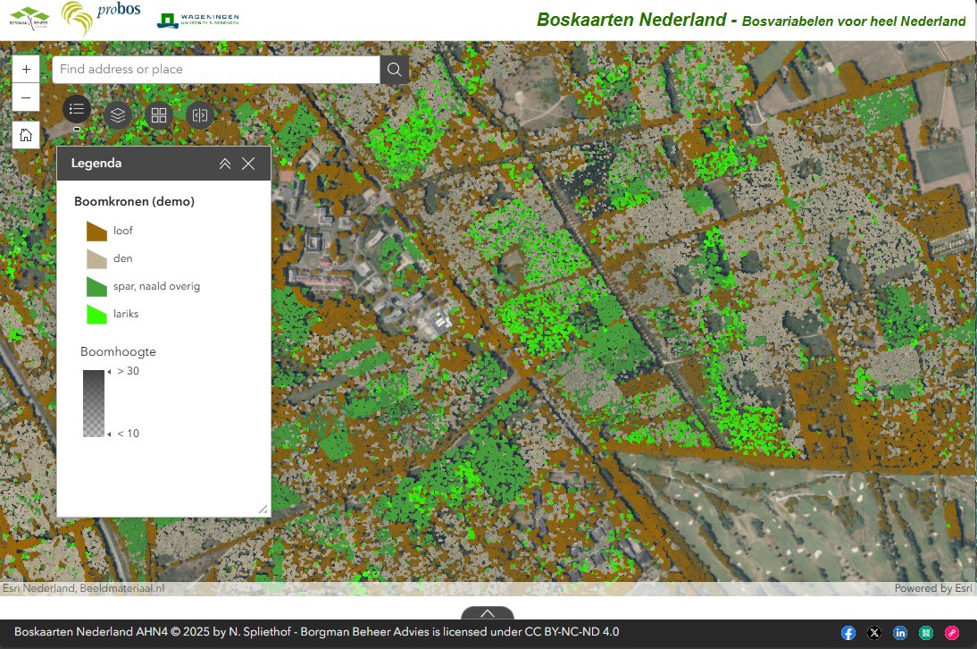 Bosgegevens voor heel Nederland, voor iedere 10 bij 10 meter! 

Deze informatie hebben wij nu beschikbaar vanuit een nieuwe methode waarbij gebruikt gemaakt wordt van steekproeven en laserscanning-data uit het AHN4 (Actueel Hoogtebestand Nederland).

linkedin.com/feed/update/ur…
