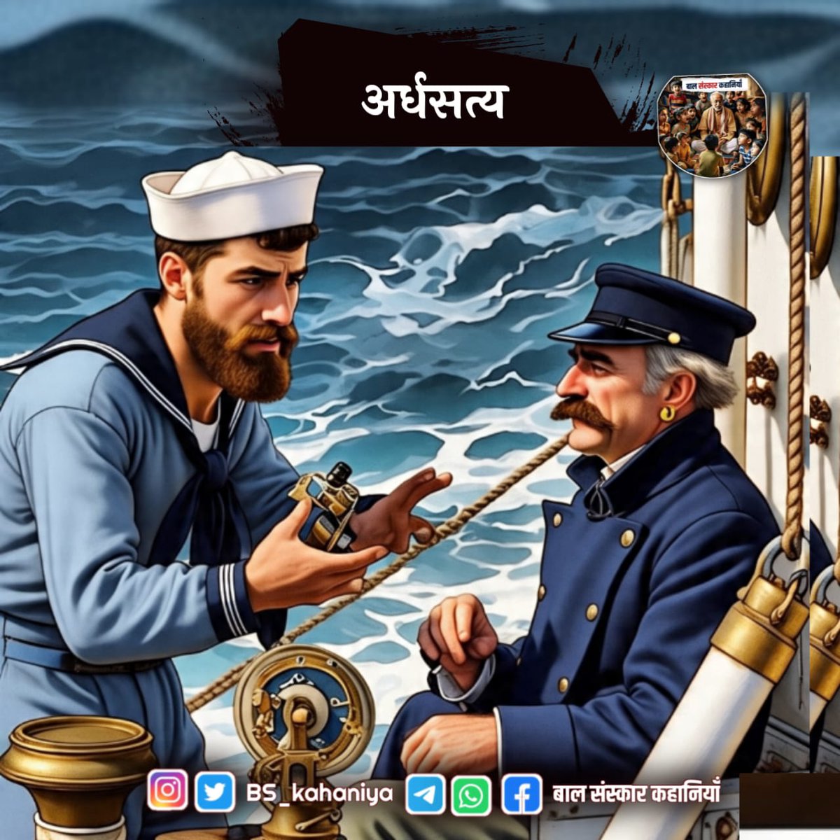 हमें कभी इस तरह की बात नहीं करनी चाहिए जो सही होते हुए भी गलत सन्देश दे और दूसरा किसी बात को सुनकर उस पर अपना विचार बनाने या प्रतिक्रिया देने से पहले एक बार सोच लेना चाहिए...... 

पूरी कहानी पढ़ने के लिए Join करें ⤵️

Whatsapp Channel :- 
tinyurl.com/2um2479u