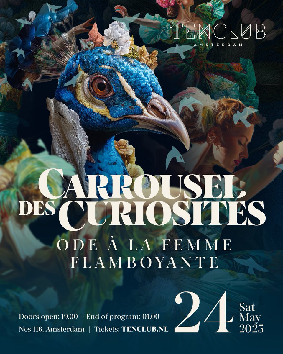 Woeste aanrader: 
Zaterdag in Tenclub.nl magische avond “la femme flamboyante”: theatraal spektakel over de kracht van vrouwen. Waarom ik - oude witte man - daarbij ben?
Vanwege mijn nieuwe boek dat daar ook over gaat. tinyurl.com/253nfhzz Vrouwen én mannen zijn