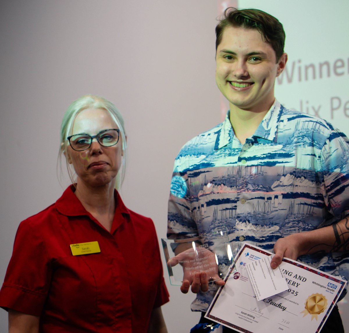 Middlesex University (@middlesexuni) on Twitter photo Our Nursing Associate apprentice Felix Peachey won Student of the Year at <a href="/WhitHealth/">Whittington Health NHS Trust</a> Nursing and Midwifery Awards 2025π
βThereβs no better person for this award β Felixβs dedication, initiative and care set him apartβ Huge congrats to Felixπ Our Nursing Associate apprentice Felix Peachey won Student of the Year at <a href="/WhitHealth/">Whittington Health NHS Trust</a> Nursing and Midwifery Awards 2025π
βThereβs no better person for this award β Felixβs dedication, initiative and care set him apartβ Huge congrats to Felixπ
