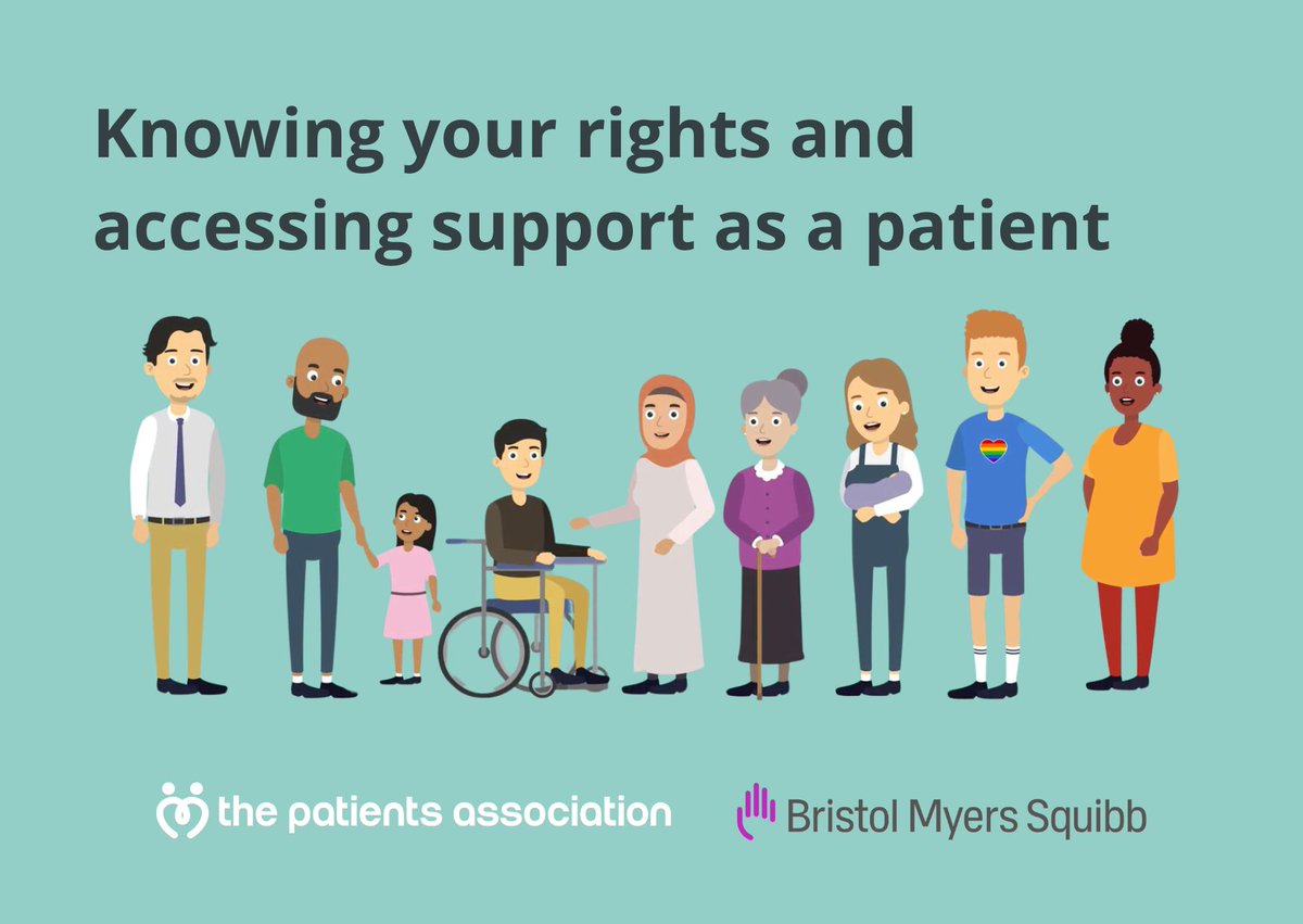 Patients Association (@patientsassoc) on Twitter photo Navigating healthcare can be overwhelming, especially if you’re not sure what your rights are.
Our animation and factsheet covers what you need to know about your rights, your care, and the support available.
This project was funded by <a href="/bmsnews/">Bristol Myers Squibb</a>. #EQW2025 buff.ly/rjvXRxx Navigating healthcare can be overwhelming, especially if you’re not sure what your rights are.
Our animation and factsheet covers what you need to know about your rights, your care, and the support available.
This project was funded by <a href="/bmsnews/">Bristol Myers Squibb</a>. #EQW2025 buff.ly/rjvXRxx