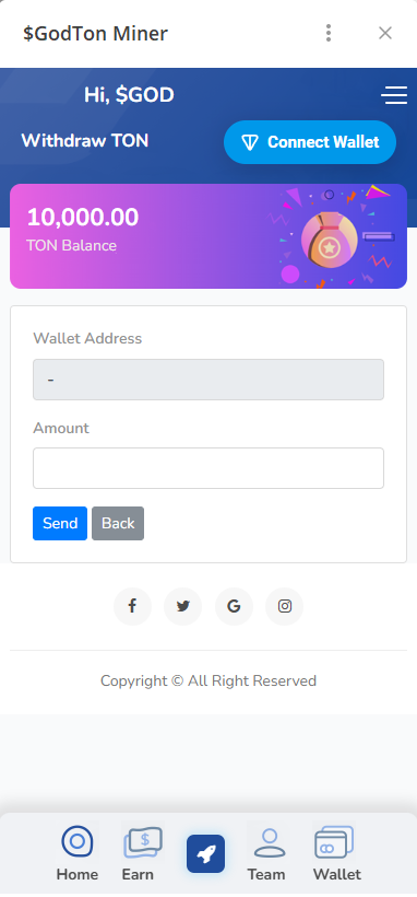 GodTonMiner's tweet photo. ๐จ Withdrawal TON is now available!
You can now cash out your TON anytime ๐ธ
And guess what?
$GOD โ $TON swap is coming soon ๐
Get ready to turn your rewards into real value!
#TON #GODtoken #CryptoUpdate #Web3 #CryptoNews https://t.co/ThAlHUbO6r
