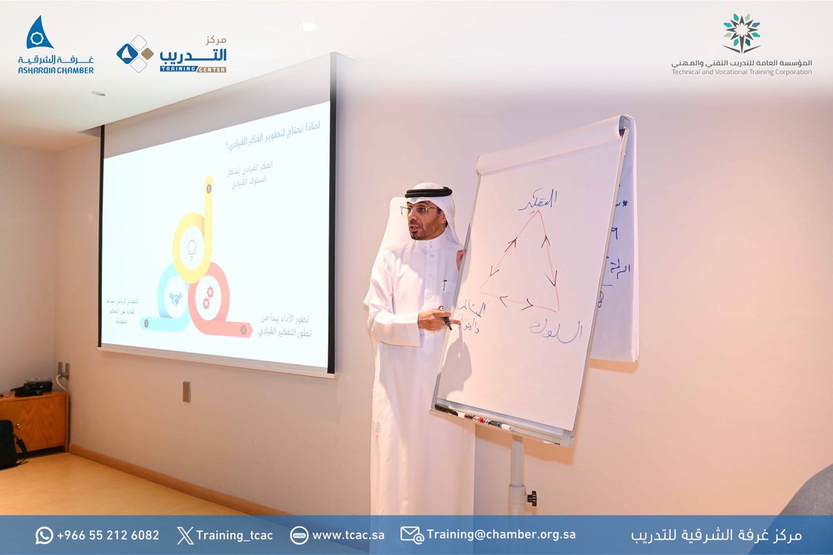Training_TCAC's tweet photo. أختتمنا البرنامج التدريبي المعتمد :
(الشغف القيادي وبصمة التأثير على المستقبل)
من تقديم الدكتور عبدالله الشريف ، وبمجموعة مميزة من مختلف القطاعات الخاصة والحكومية والغير ربحية ، فكل الشكر على تفاعلهم وثقتهم بنا آملين اللقاء بكم في برامجنا القادمة التي تُلبي احتياجاتكم. https://t.co/Lk4d1R7DCK