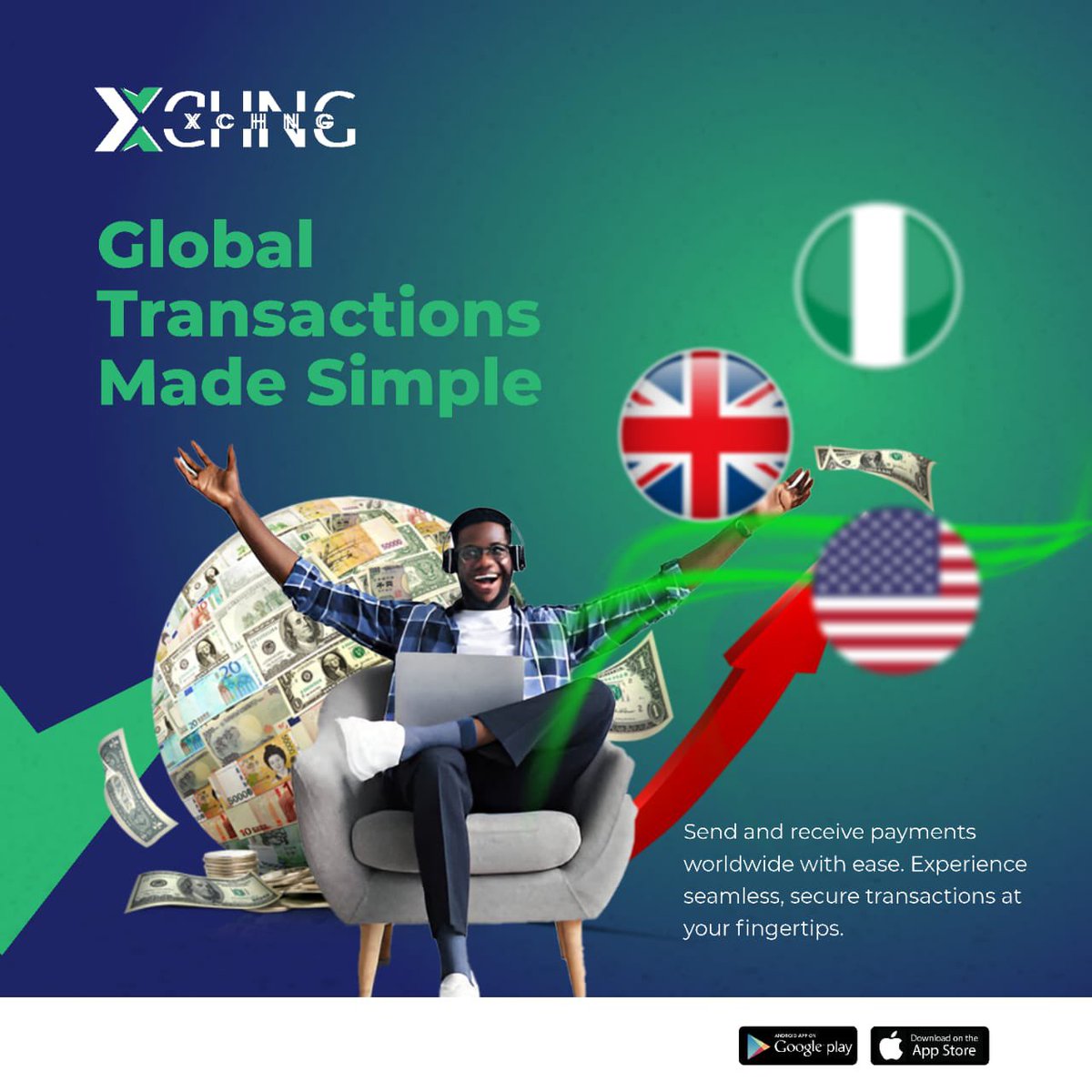 xchngfx's tweet photo. From Naija to the world in seconds! 🌍💸 Whether you’re sending to the UK, US or back home, XCHNG makes global transactions smooth, fast, and stress-free. Your money, your rules. Just tap and go! #SendWithEase #XCHNGYourWay
#NaijaToTheWorld #TransferLikeABoss #NoBordersNoWahala https://t.co/UdIecGmITF