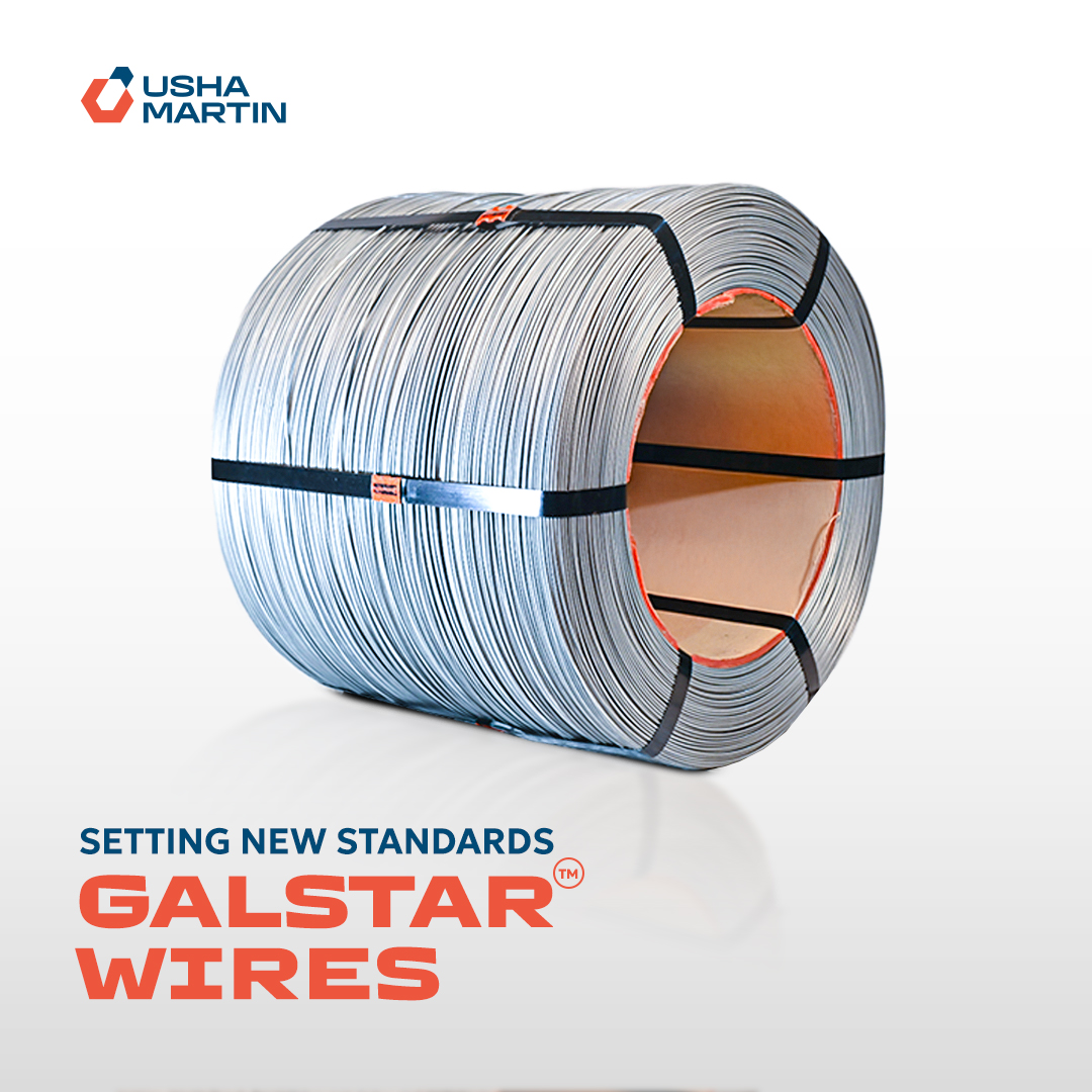 UshaMartinLtd's tweet photo. GALSTAR™ wires by Usha Martin offer next-gen corrosion resistance with zinc-aluminum alloy coating, outperforming traditional zinc. Ideal for barriers, springs, gabions & more. Trusted for strength & durability.
Learn more: https://t.co/9ELF9bnGwH
#Galstar #UshaMartin https://t.co/3jii1txdDD