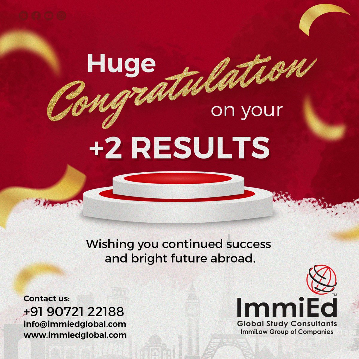 immiedglobal's tweet image. Huge Congratulations on Your +2 Results!

Wishing you continued success and a bright future abroad.
Let your study abroad journey begin with ImmiEd Global!

#PlusTwoResults #StudyAbroad #CongratsGraduates #ImmiEdGlobal #NextStepAbroad #ImmiLawGroup