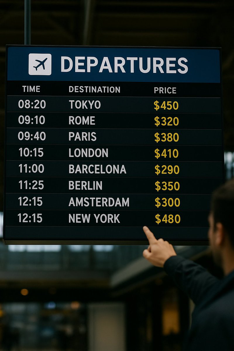 jetlaire's tweet photo. Fly Smart, Not Expensive"
Tired of overpriced flights?
Jetlaire helps you compare fares across multiple airlines — so you book the best deal, not just the first.
Start your journey right 👉 https://t.co/aObatdI360

#TravelSmart #Jetlaire #WanderlustDeals #BookAndGo #ExploreMore https://t.co/96mneiLYTH
