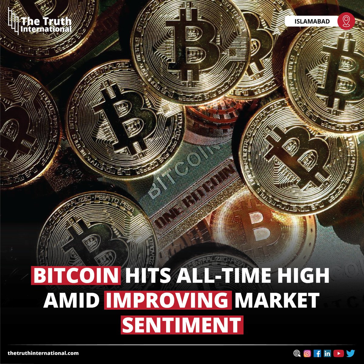 ttimagazine's tweet image. Bitcoin Hits All-Time High Amid Improving Market Sentiment

For Detail
thetruthinternational.com/economy/bitcoi…

#bitcoin #improving #amid #market #sentiment #hit #tti