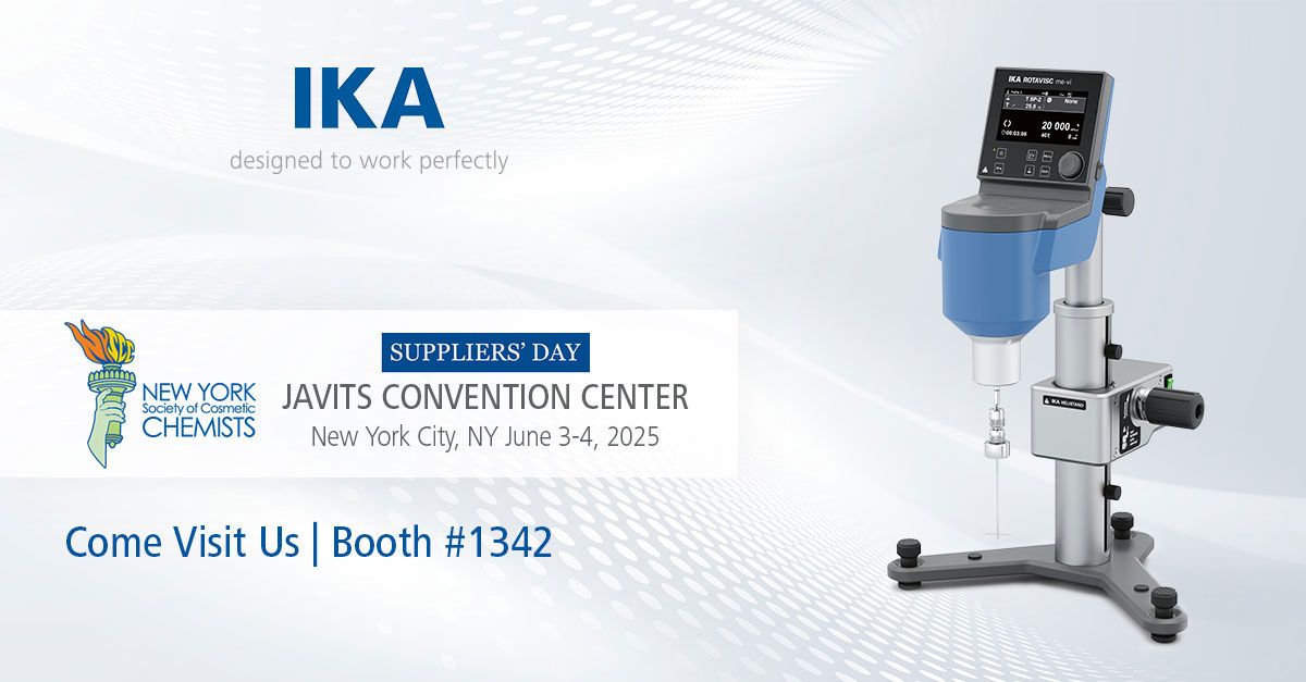 IKA (@ikaworldwide) on Twitter photo Going to <a href="/NYSCC/">NYSCC</a>? Stop by our booth and get your badge scanned for a chance to win a ๐ฅ๐ข๐ง๐๐ฉ๐๐ฆ๐ ๐๐๐๐ ๐ฐ๐ผ๐บ๐ฝ๐น๐ฒ๐๐ฒ ๐๐ป๐ถ๐ โ the ultimate #viscometer for your cosmetic formulation needs. We can't wait to see you!
#labequipment #processtechnology #IKA Going to <a href="/NYSCC/">NYSCC</a>? Stop by our booth and get your badge scanned for a chance to win a ๐ฅ๐ข๐ง๐๐ฉ๐๐ฆ๐ ๐๐๐๐ ๐ฐ๐ผ๐บ๐ฝ๐น๐ฒ๐๐ฒ ๐๐ป๐ถ๐ โ the ultimate #viscometer for your cosmetic formulation needs. We can't wait to see you!
#labequipment #processtechnology #IKA