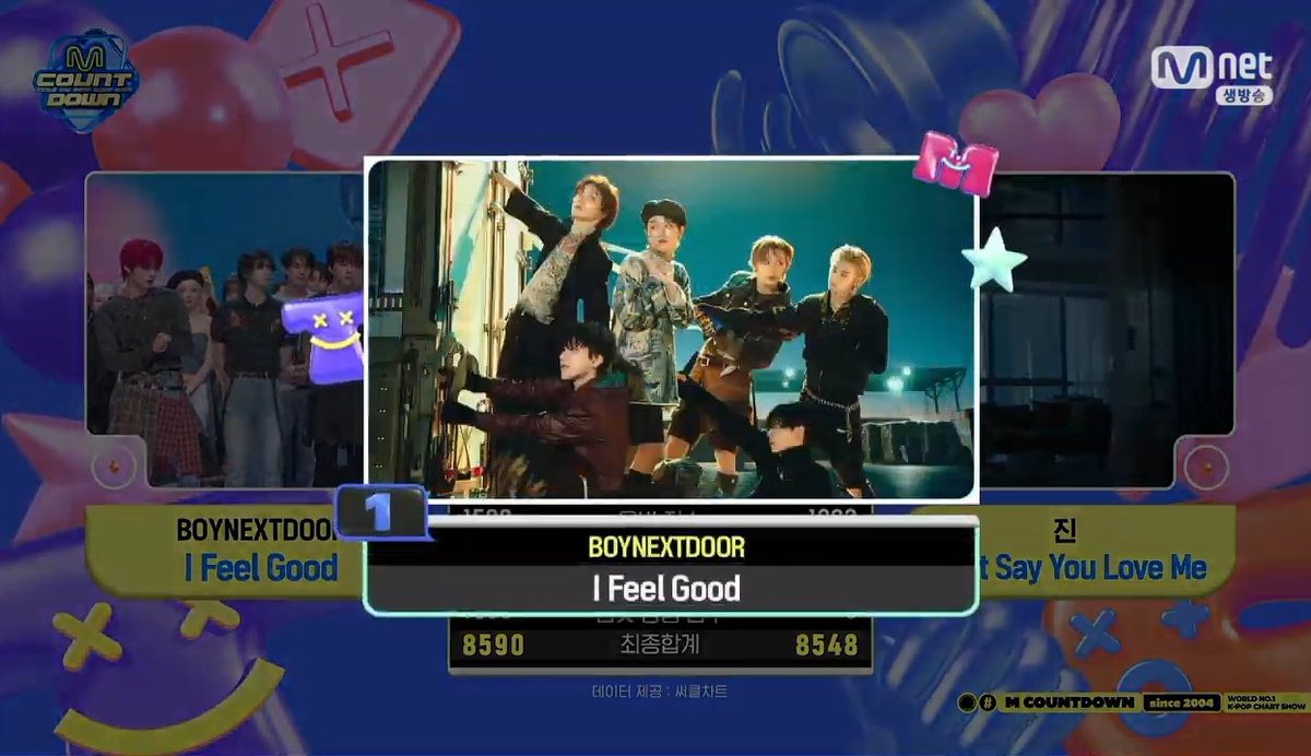 BOYNEXTDOOR NEWS (@boynextdoornews) on Twitter photo Congratulations <a href="/BOYNEXTDOOR_twt/">BOYNEXTDOOR_twt</a> for winning first place with โI Feel Goodโ on today's MCountdown! ๐ญ๐ซ๐๐๐ป
#IFeelGood_1stWin
#BOYNEXTDOOR10thWin
#BOYNEXTDOOR #๋ณด์ด๋ฅ์คํธ๋์ด Congratulations <a href="/BOYNEXTDOOR_twt/">BOYNEXTDOOR_twt</a> for winning first place with โI Feel Goodโ on today's MCountdown! ๐ญ๐ซ๐๐๐ป
#IFeelGood_1stWin
#BOYNEXTDOOR10thWin
#BOYNEXTDOOR #๋ณด์ด๋ฅ์คํธ๋์ด