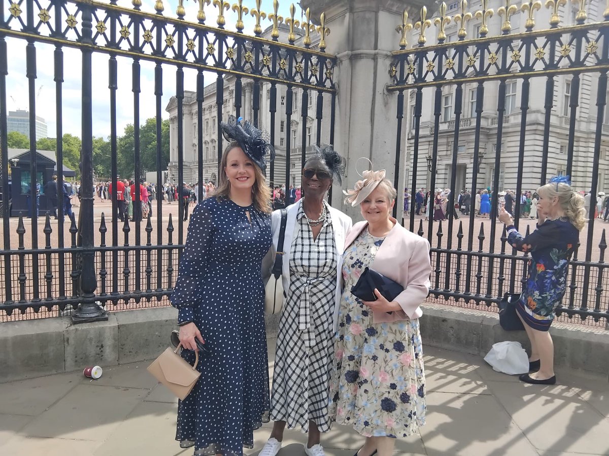 Restraint Reduction Network (@therrnetwork) on Twitter photo RRN Trustees Aji Lewis and <a href="/elly_chapple/">Elly Chapple Founder #FlipTheNarrative©💜</a> attended Tuesday’s King’s Garden Party, joined by representatives from our partner charities.
We were delighted to have RRN represented at the event, which recognises people and organisations doing good work in their communities. RRN Trustees Aji Lewis and <a href="/elly_chapple/">Elly Chapple Founder #FlipTheNarrative©💜</a> attended Tuesday’s King’s Garden Party, joined by representatives from our partner charities.
We were delighted to have RRN represented at the event, which recognises people and organisations doing good work in their communities.