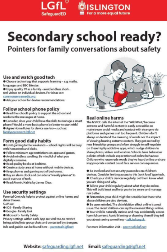 LGfL SafeguardED 🫂☂️📱😟 ➡🙂⛑️ (@lgflsafeguarded) on Twitter photo 📢 Help parents and pupils get ready for their move to secondary school with this short guide.
💡Why not use it in #transition workshops ?
➡️drive.google.com/uc?export=down…
#safeguarding #OnlineSafety
<a href="/LGfL/">LGfL♥️</a>
<a href="/LGfLIncludED/">IncludED - LGfL</a>
<a href="/johnjackson1066/">John Jackson ❤ 🇺🇦 🔥</a> 📢 Help parents and pupils get ready for their move to secondary school with this short guide.
💡Why not use it in #transition workshops ?
➡️drive.google.com/uc?export=down…
#safeguarding #OnlineSafety
<a href="/LGfL/">LGfL♥️</a>
<a href="/LGfLIncludED/">IncludED - LGfL</a>
<a href="/johnjackson1066/">John Jackson ❤ 🇺🇦 🔥</a>