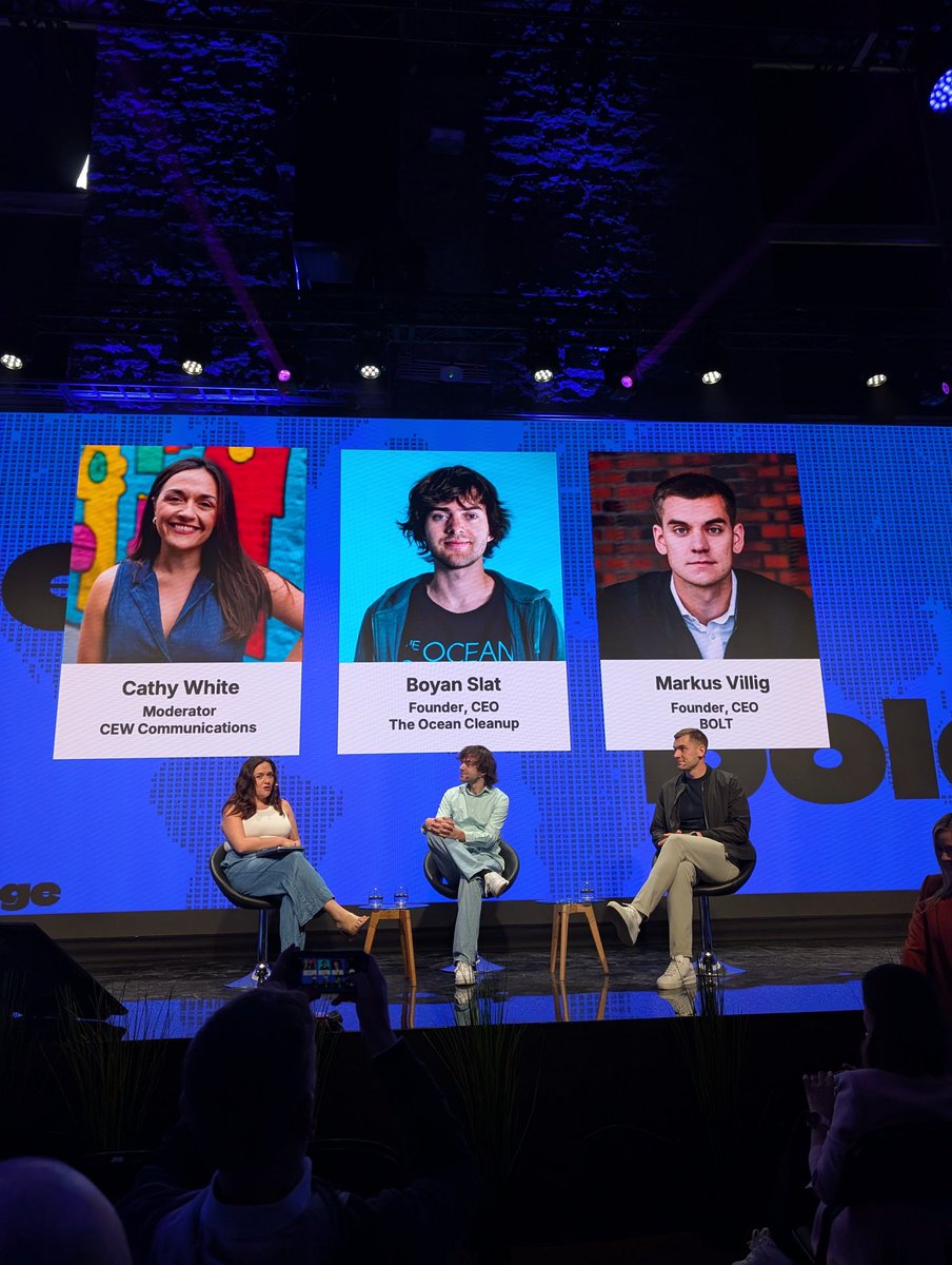 "We have so far collected 27M kg of plastics from water," <a href="/BoyanSlat/">Boyan Slat</a>, CEO of The Ocean Cleanup, <a href="/Latitude59/">Latitude59</a> startup conference in Tallinn, Estonia.